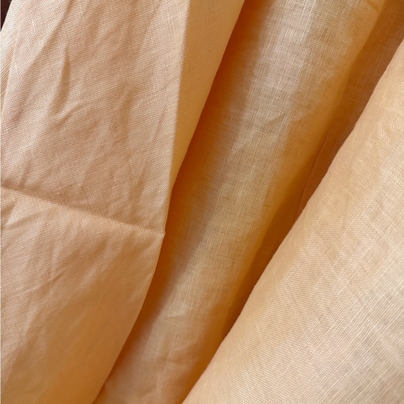 Chic Yellow Daphne Linen Maxi Dress with Bow Accents Sun - Picture 14 of 15